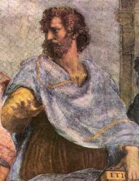 Aristote peint par Raphael