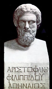 Buste d'Aristophane